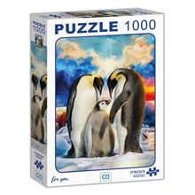 CA Games 1000 Parça Penguen Ailesi Puzzle