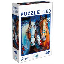 CA Games 260 Parça Atlar Puzzle