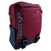 Slazenger Bordo-Mavi Ara Boy Okul ve Günlük Sırt Çantası