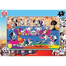 KS Games 24 Parça 101 Dalmatian (101 Dalmaçyalı) Frame Puzzle