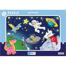 Blue Focus Astronot ve Uzay 30 Parça Frame Puzzle - Erkek Çocuk