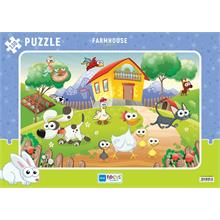 Blue Focus 130 Parça Çerçeveli Çiftlik Evi XL Puzzle