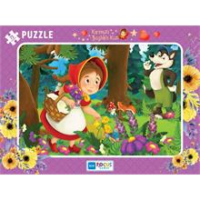 Blue Focus 72 Parça Kırmızı Başlıklı Kız Büyük Frame Puzzle