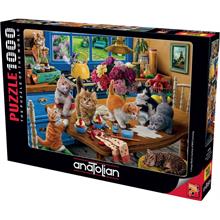 Anatolian 1000 Parça Mutfak Kedileri Puzzle