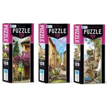 BlueFocus 128 Parça Manzara Puzzle Seti (3x138 Parça)