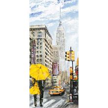 Blue Focus 128 Parça New York Mini Puzzle