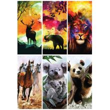 BlueFocus 6x98 Parçalık Hayvanlar Puzzle Seti - Mini Gençlik Puzzle