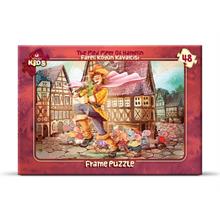 Art Çocuk Puzzle 48 Parça Fareli Köyün Kavalcısı Çerçeveli Puzzle