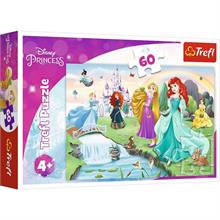 Trefl Çocuk 60 Parça Disney Prensesleri Puzzle - Kız Çocuk