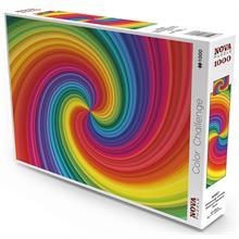 Nova Puzzle 1000 Parça Gökkuşağı Girdabı Spiral Puzzle