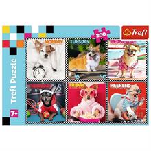 Trefl 200 Parça Mutlu Köpekler Puzzle