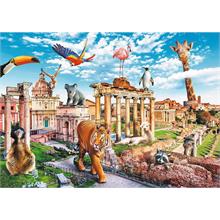 Trefl 1000 Parça Tarihi Roma ve Hayvanlar Alemi Puzzle