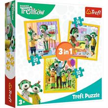 Trefl Trefliks Toplu Eğlence 3 lü 20+36+50 Parça 3 in 1 Puzzle