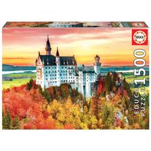 Educa 1500 Parça Neuschwanstein Kalesinde Sonbahar Puzzle