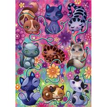 Heye Puzzle 1000 Parça Sevimli Kediler Puzzle - Kitty Cats