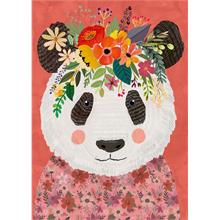 Heye 1000 Parçalı Sevimli Panda Puzzle - Floral Friends