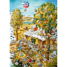 Heye 1000 Parça Paradise in Summer Karikatür Puzzle - Michael Ryba