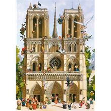 Heye 1000 Parça Vive Notre Dame Karikatür Puzzle - Jean-Jacques Loup