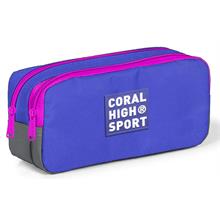 Coral High Sport İki Gözlü Lavanta Gri Kalem Çantası