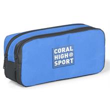 Coral High Sport İki Gözlü Mavi Siyah Kalem Çantası