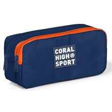 Coral High Sport İki Gözlü Lacivert Kalem Çantası