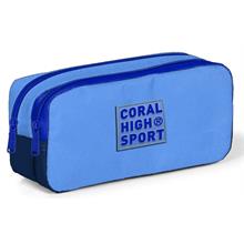 Coral High Sport İki Gözlü Derin Mavi-Lacivert Kalem Çantası