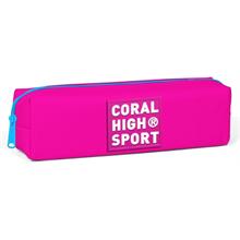 Coral High Sport Tek Bölmeli Pembe Kalem Çantası