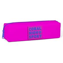 Coral High Sport Tek Bölmeli Pembe Kalemlik