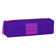 Coral High Sport Tek Bölmeli Mor Kalemlik