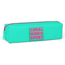 Coral High Sport Tek Bölmeli Su Yeşili Kalemlik