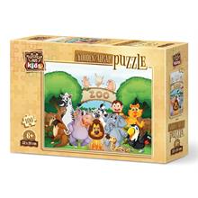 Art Kids Hayvanat Bahçesi ne Hoşgeldiniz 100 Parça Ahşap Puzzle