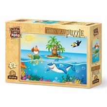 Art Kids Tatilci Tavuk 50 Parça Ahşap Puzzle