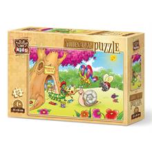 Art Kids Ressam Tırtıl 25 Parça Ahşap Puzzle