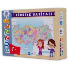 Blue Focus 100 Parça Türkiye Haritası Puzzle