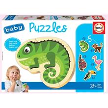 Educa Tropik Hayvanlar Puzzle