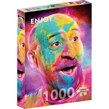 Enjoy 1000 Parça Rengarenk Yüz İfadesi Puzzle