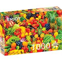 Enjoy 1000 Parça Meyveler ve Sebzeler Puzzle