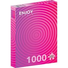 Enjoy Puzzle 1000 Parçalık Mor/Pembe Daire Gradyan Puzzle