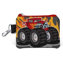 Coral High Monster Truck Desenli Bozuk Para Çantası - Erkek Çocuk