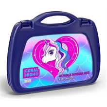 Coral High Unicorn Baskılı Boyama Seti (43 Parça) - Kız Çocuk