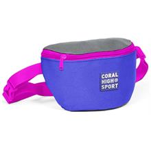 Coral High Sport Mor-Gri İki Bölmeli Bel Çantası