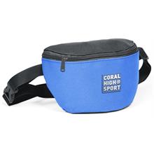 Coral High Sport Siyah-A.Mavi İki Bölmeli Bel Çantası
