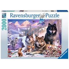 Ravensburger 2000 Parça Kar da Kurtlar Puzzle