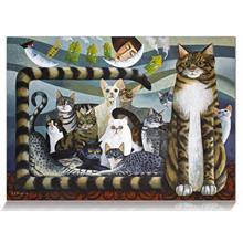 Star Puzzle 500 Parça Kedi Ailesi Puzzle