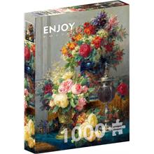 Enjoy 1000 Parça Kadehli Bahar Çiçekleri Puzzle