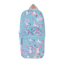 Kaukko Nature Junior Bag Mavi Unicorn Kalem Çantası - Kız Çocuk
