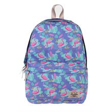 Kaukko Nature Flamingo ve Aloha Baskılı İlk ve Ortaokul Sırt Çantası