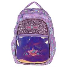 Kaukko Kids&Love Lila Unicorn Aynalı Taşlı İlkokul Sırt Çantası - Kız Çocuk