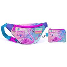 Coral High Flamingo Baskılı Bel Çantası Seti - Kız Çocuk