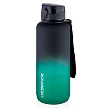 Uzspace 1500 ml Siyah/Yeşil Gradyan Mega Boy Spor ve Günlük Matara